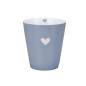 Preview: HAPPY MUG COLOURFUL HEART DUSTY BLUE